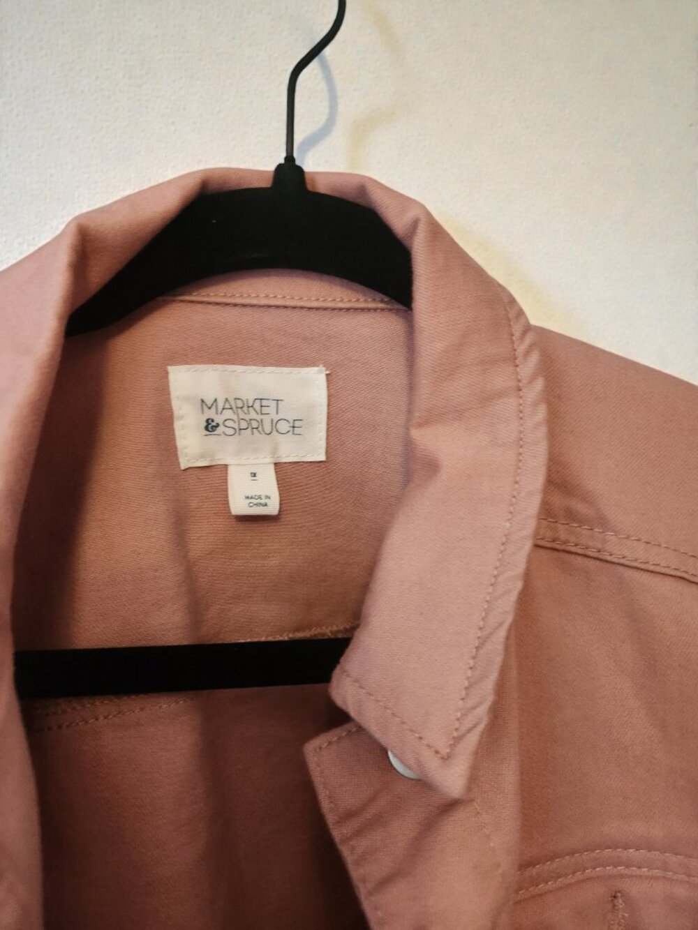💗 Market & Spruce Pink Denim Jacket | Size 1X | Stretch | Chic Layer 💗 - Picture 6 of 11